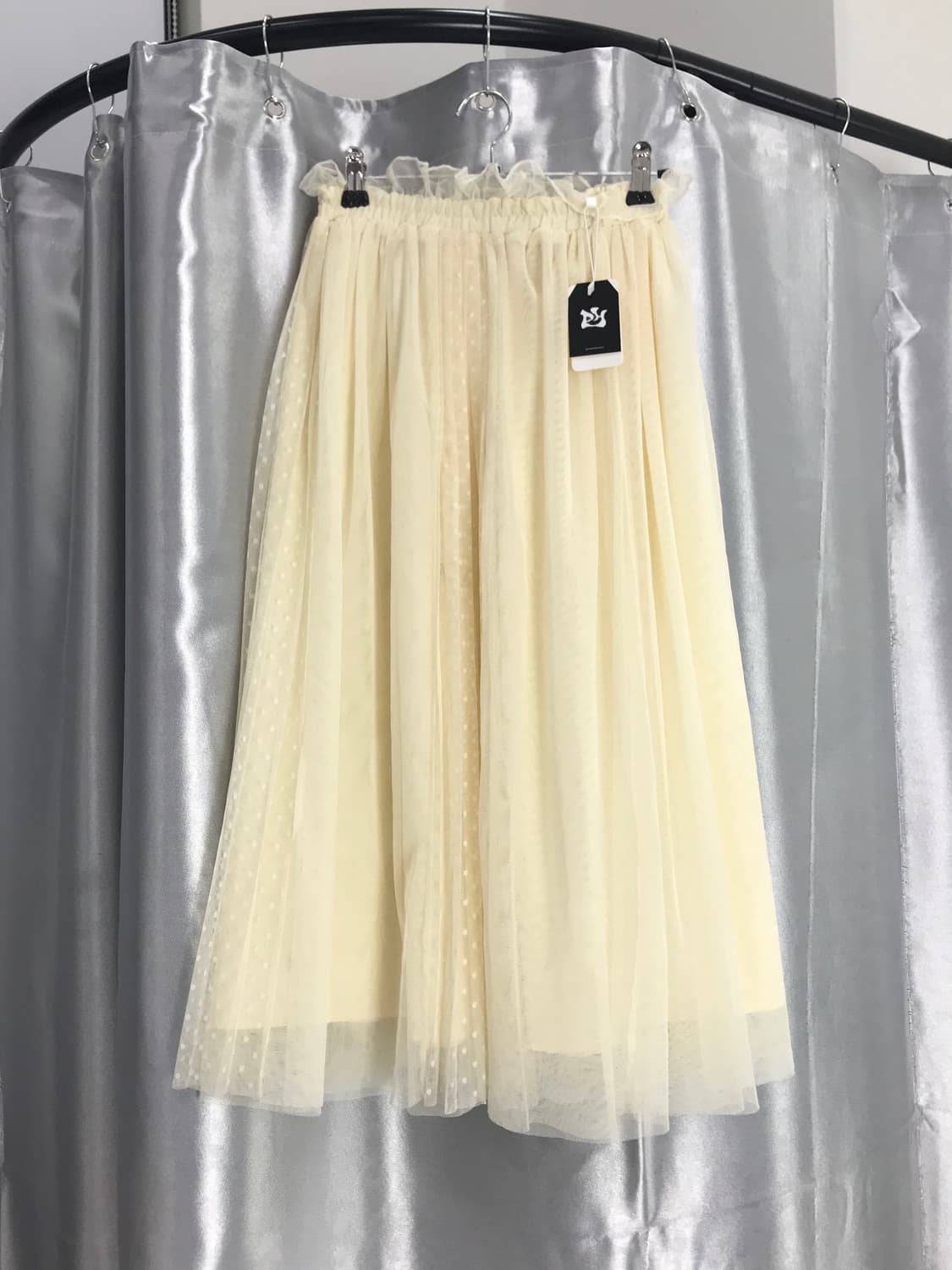 Jpn Ivory see-through midi skirt 상품이미지4