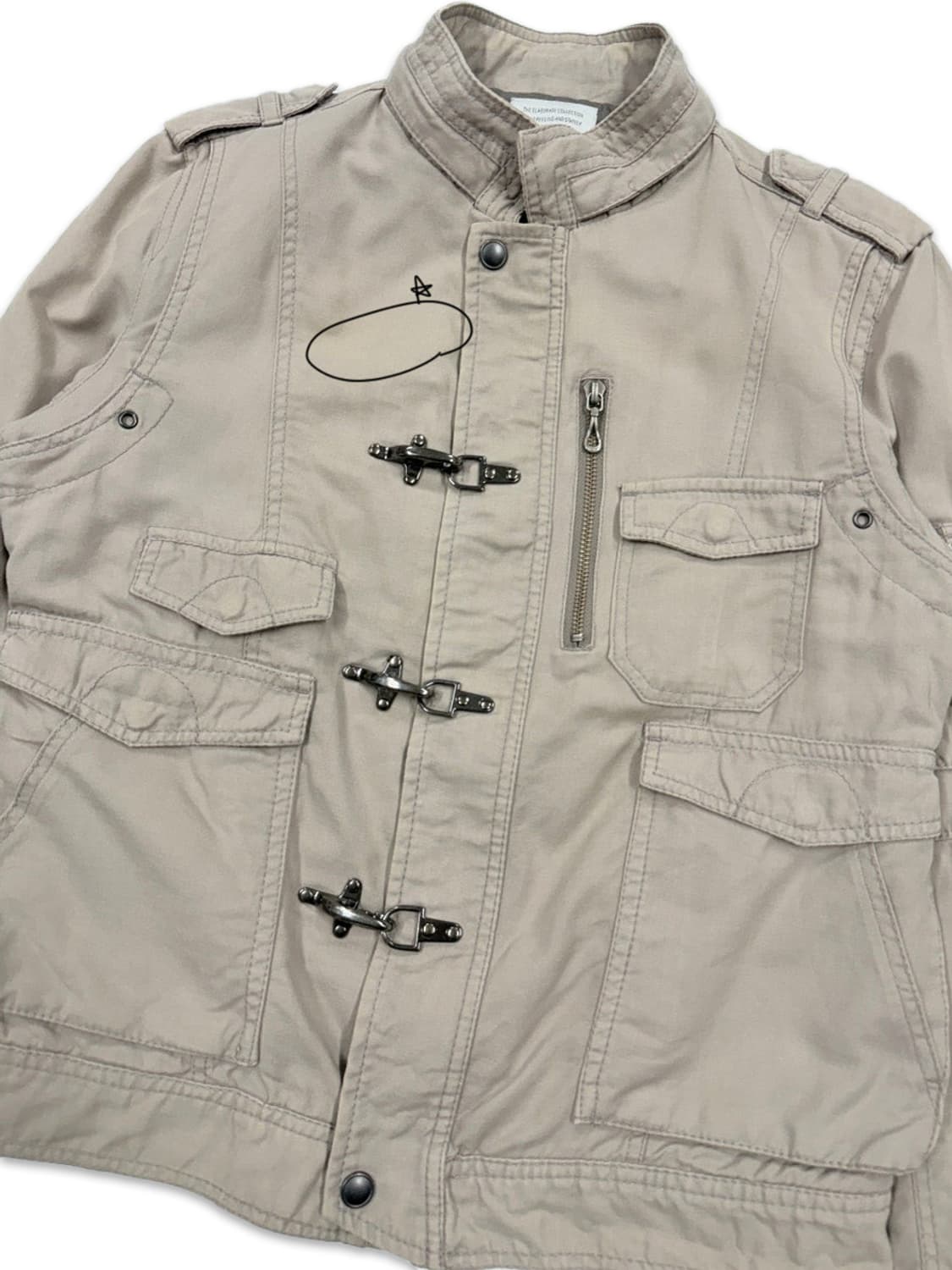 빈티지 Nicole Club for Men 베이지 후크 자켓 상품이미지3