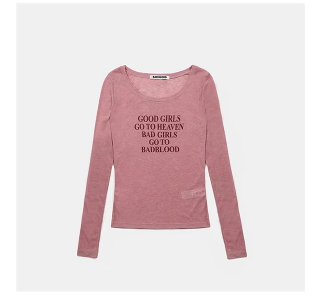 배드블러드 배드걸스 루즈핏 탑 상품이미지1