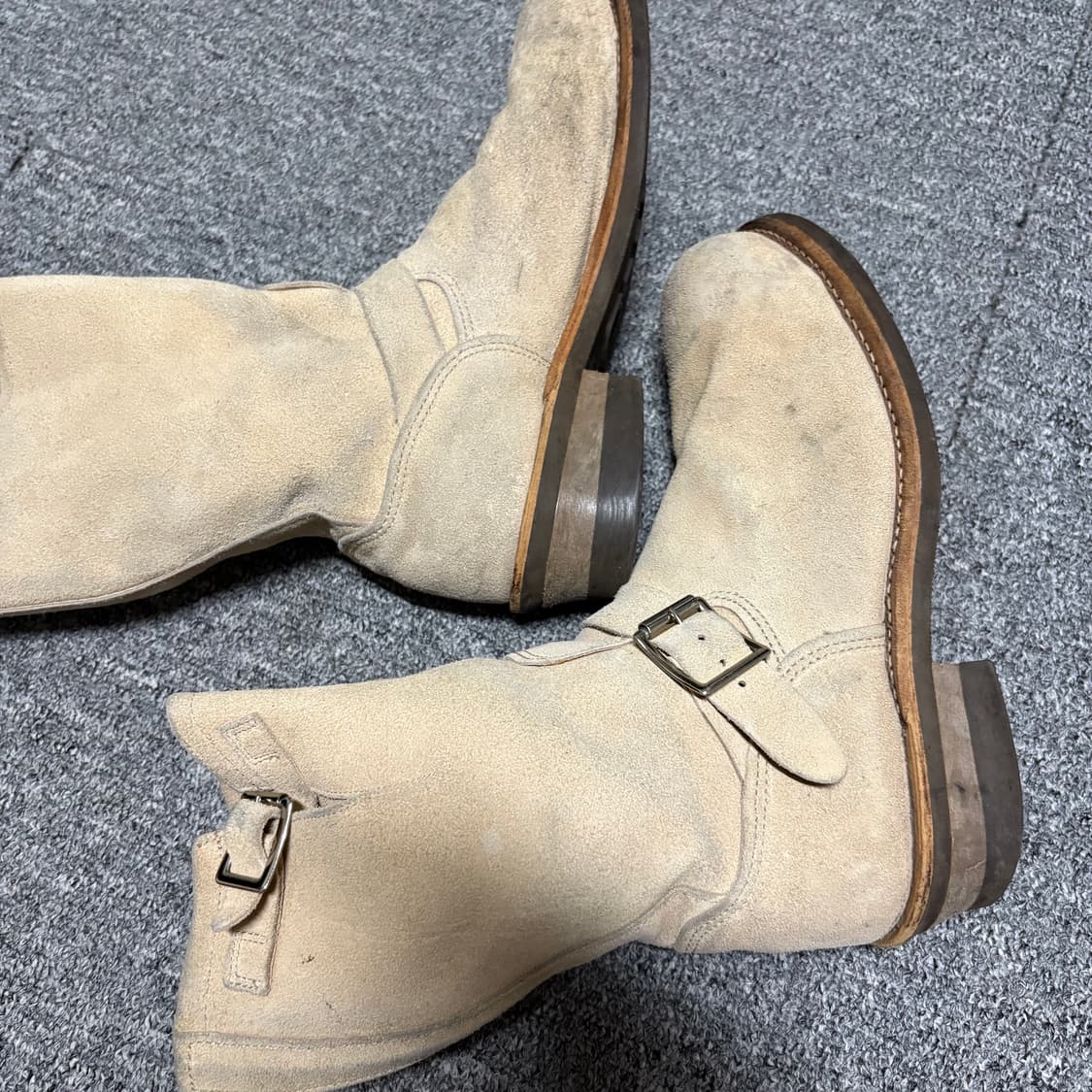 빈티지 스웨이드 엔지니어부츠 8E 270 웨스턴부츠 상품이미지4