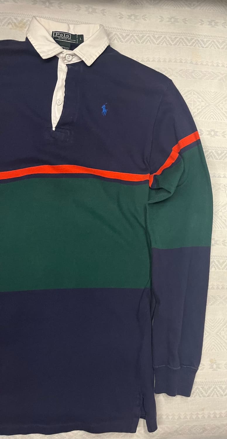 폴로 랄프로렌 럭비 셔츠 L 사이즈 상품이미지4