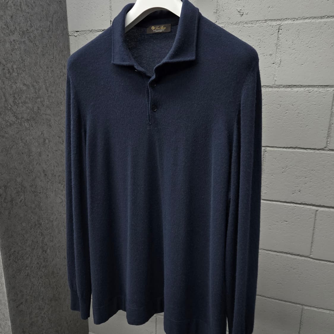 빅사이즈62 / 로로피아나 베이비캐시미어 카라 니트 상품이미지1