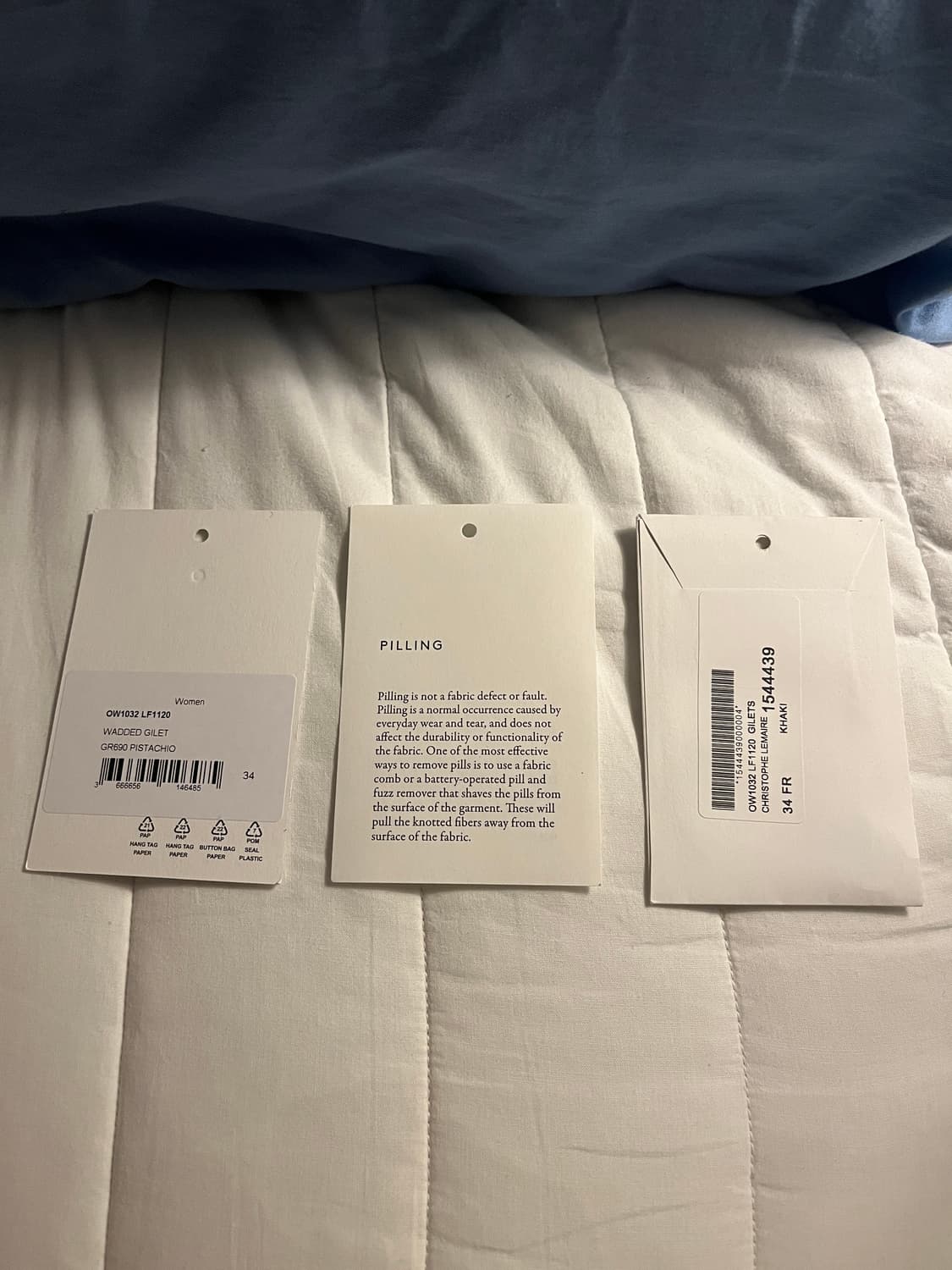 르메르 패딩 베스트 피스타치오 컬러 상품이미지3
