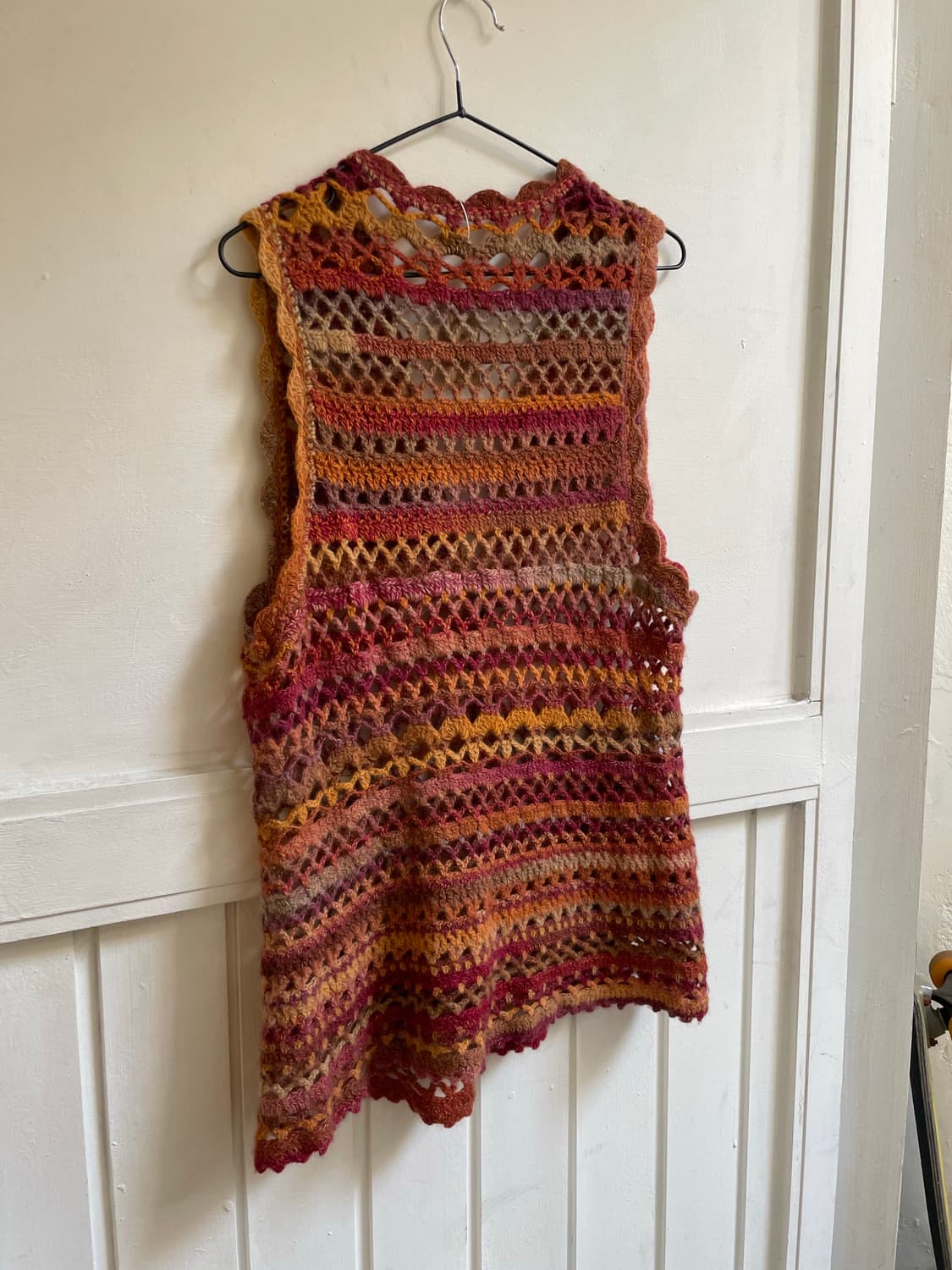 VTG crochet knit vest 상품이미지6