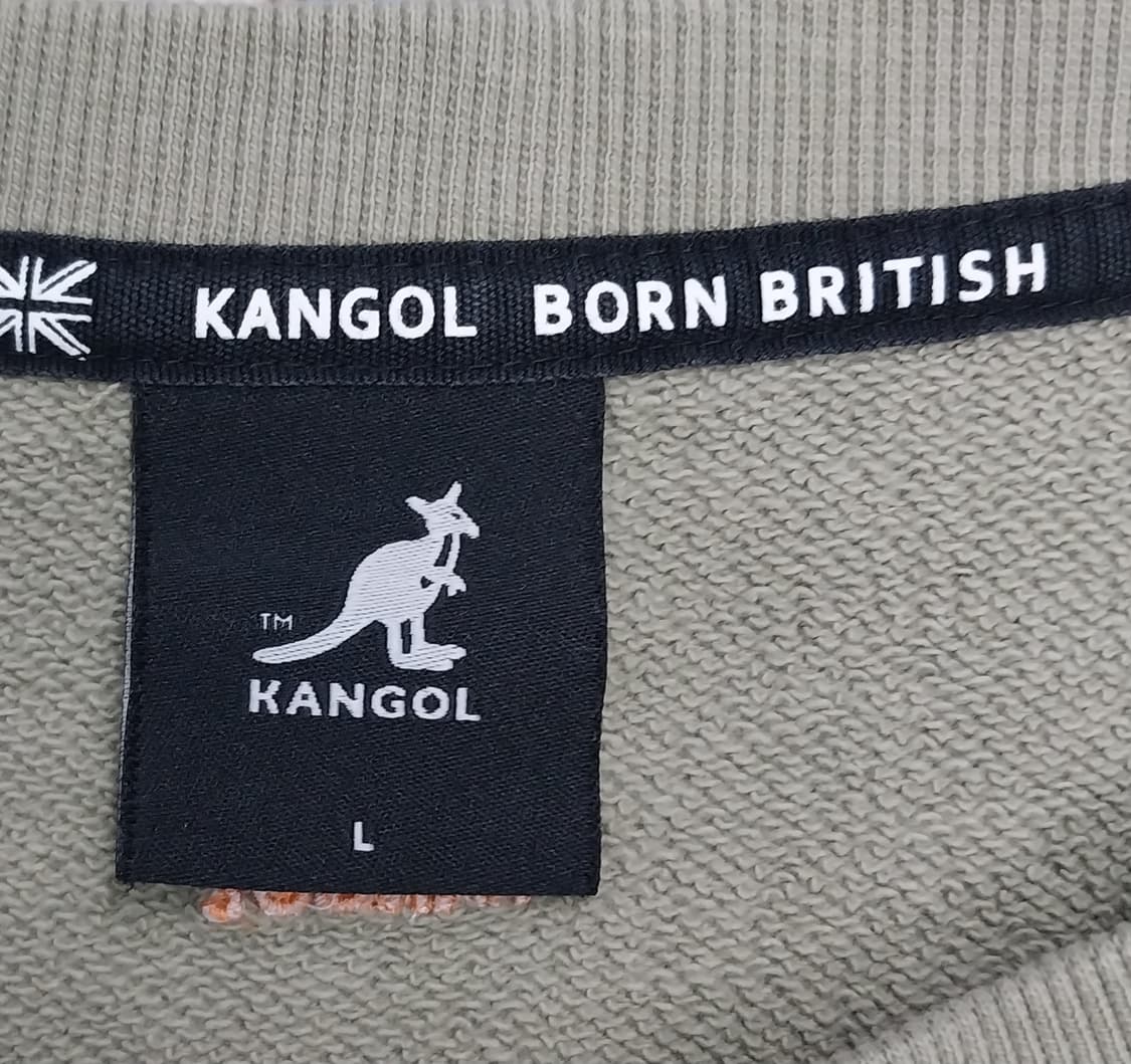 캉골 맨투맨 티셔츠 카키색 L 상품이미지3