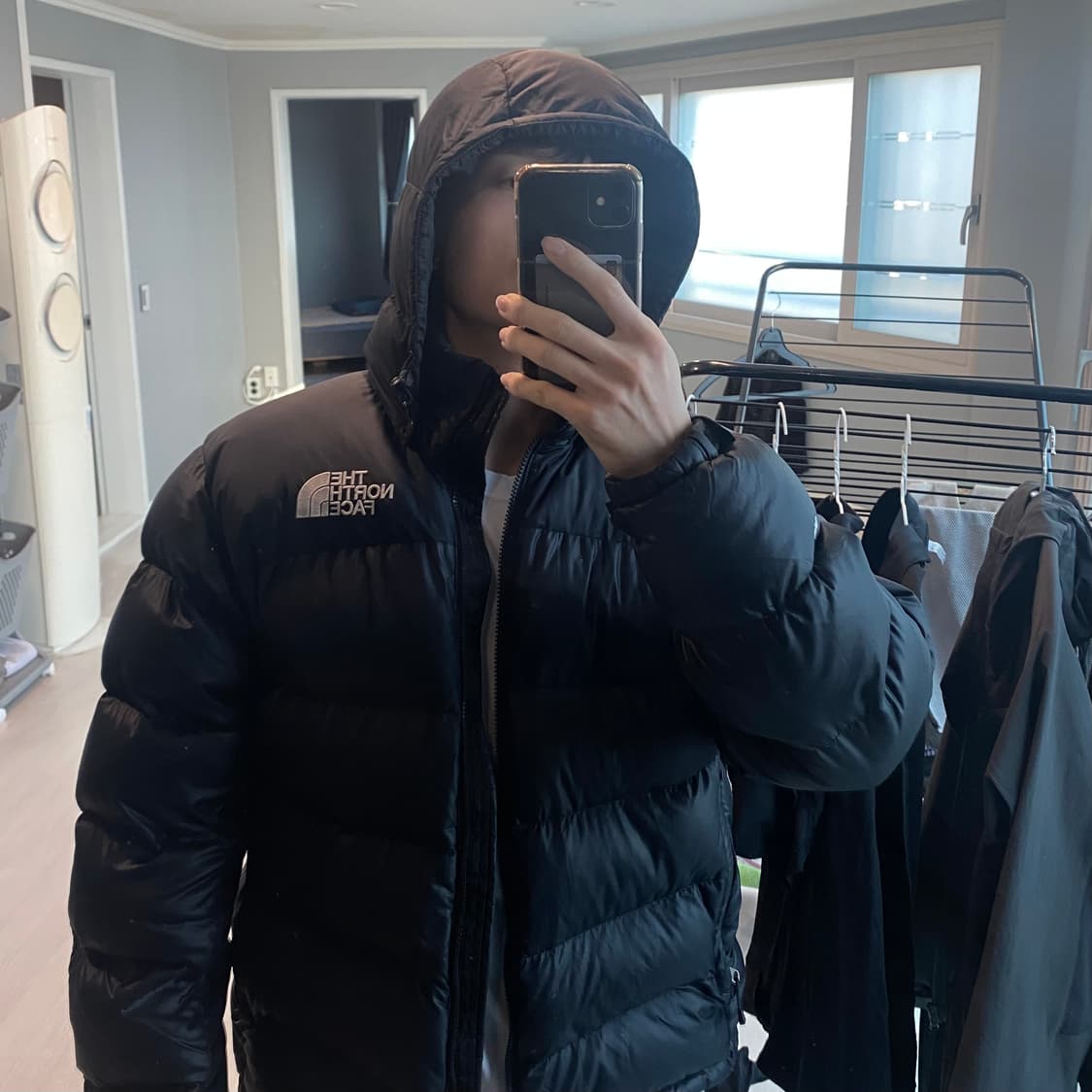 노스페이스 700 눕시 필파워 구스다운 블랙 L 상품이미지10