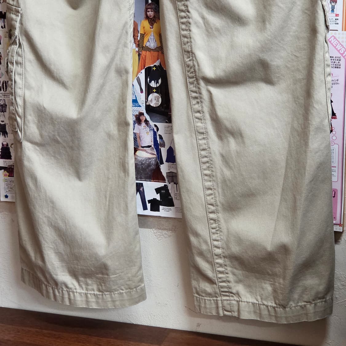 빈티지 멀티포켓 베이지 카고 팬츠 상품이미지7