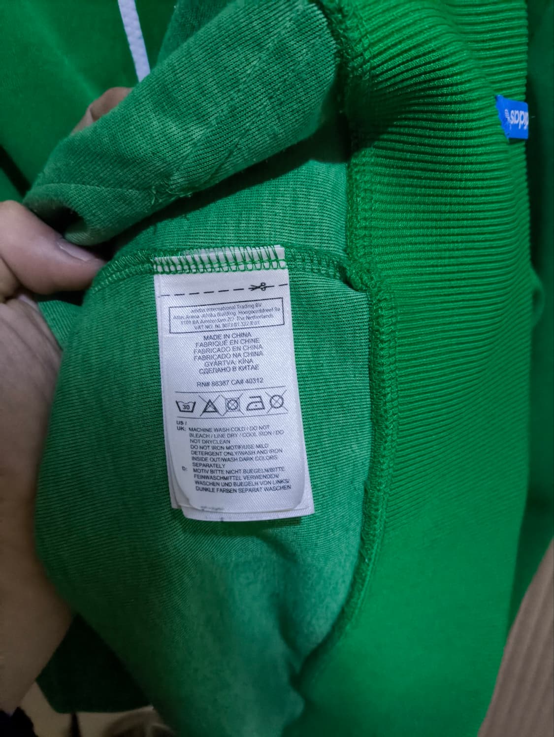 2XL 아디다스 후드 플락 후드집업 상품이미지7