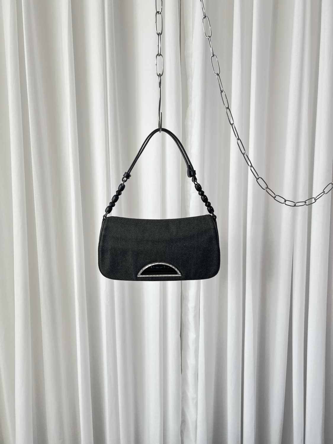 크리스찬 디올 마리스 데님 펄 숄더백 상품이미지1