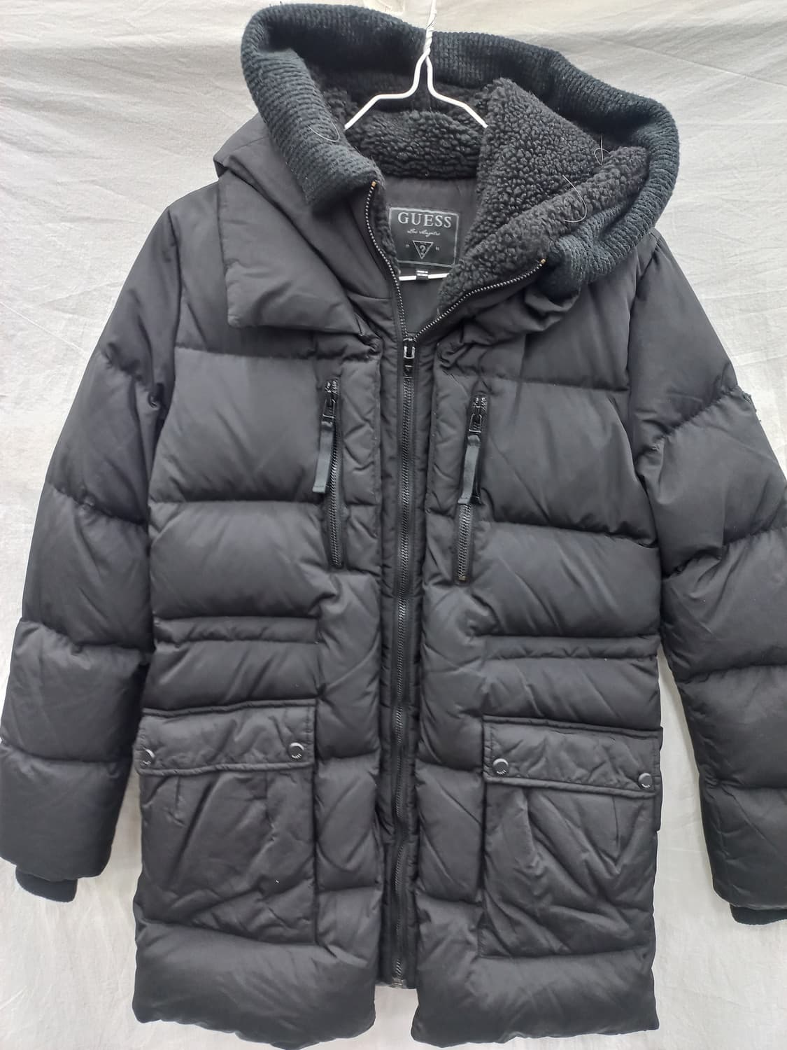 게스 블랙 패딩 90 상품이미지1