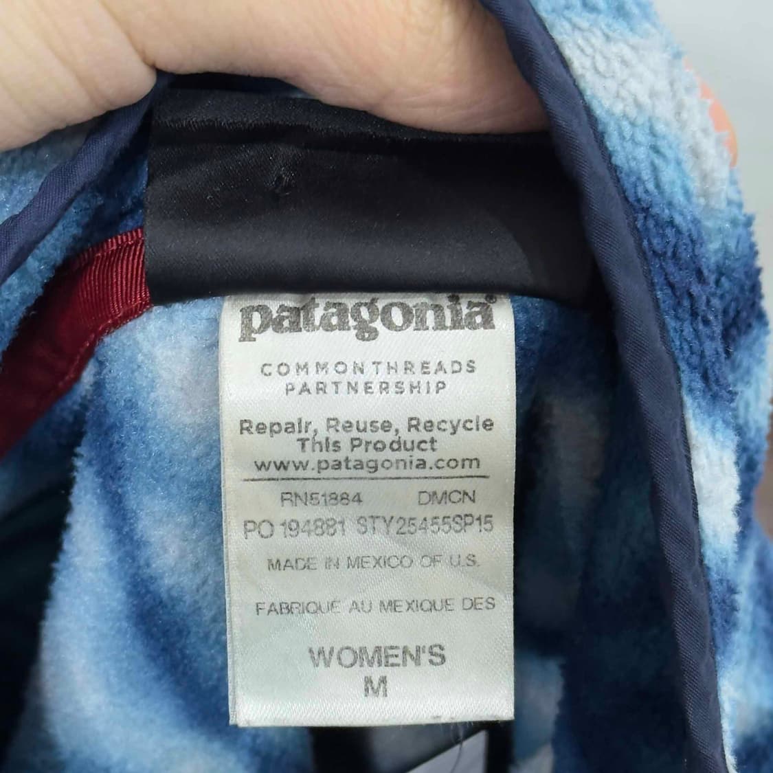 파타고니아 신칠라 블루스톤 플리스 상품이미지5