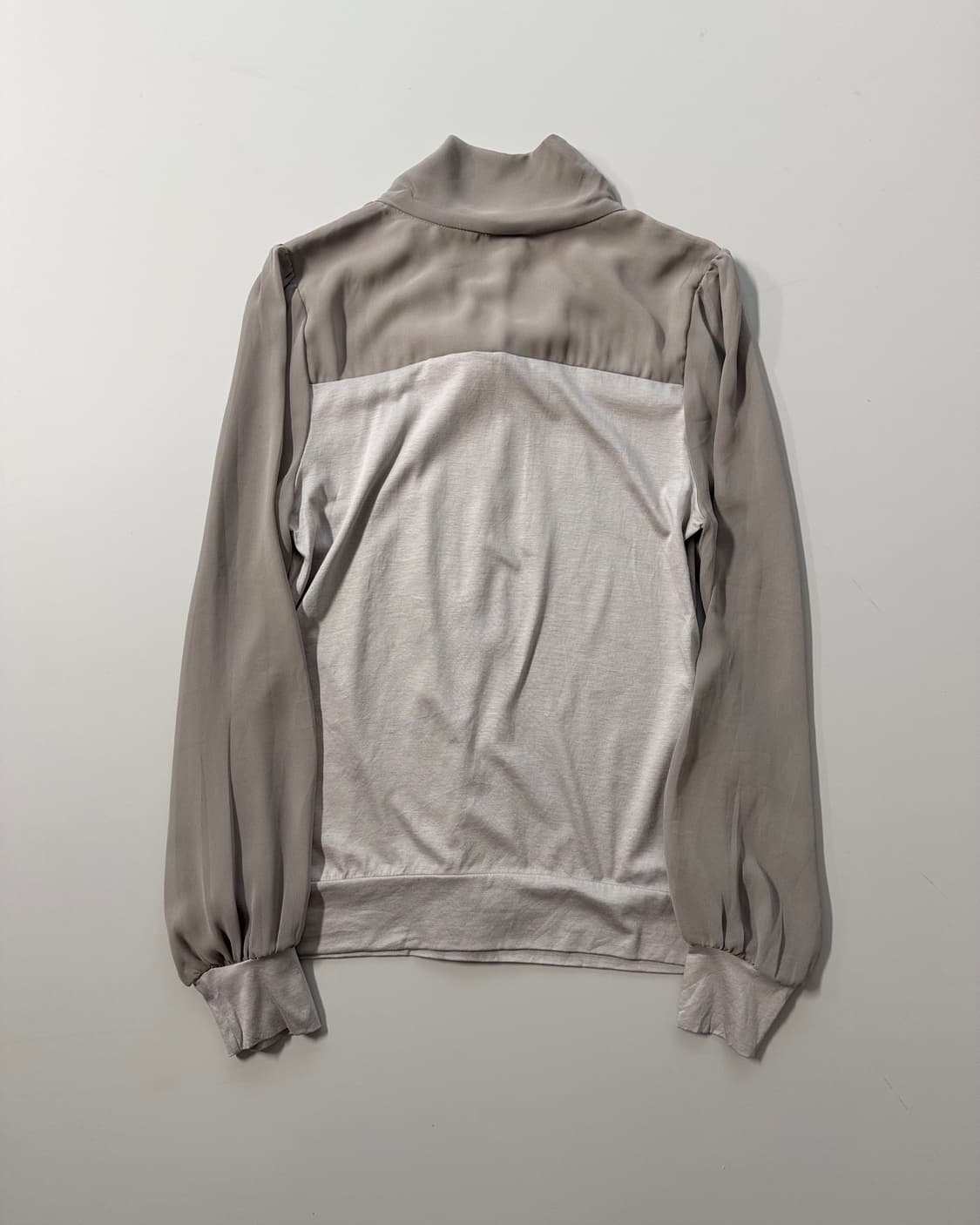 소프트 타이 넥 블라우스 상품이미지3