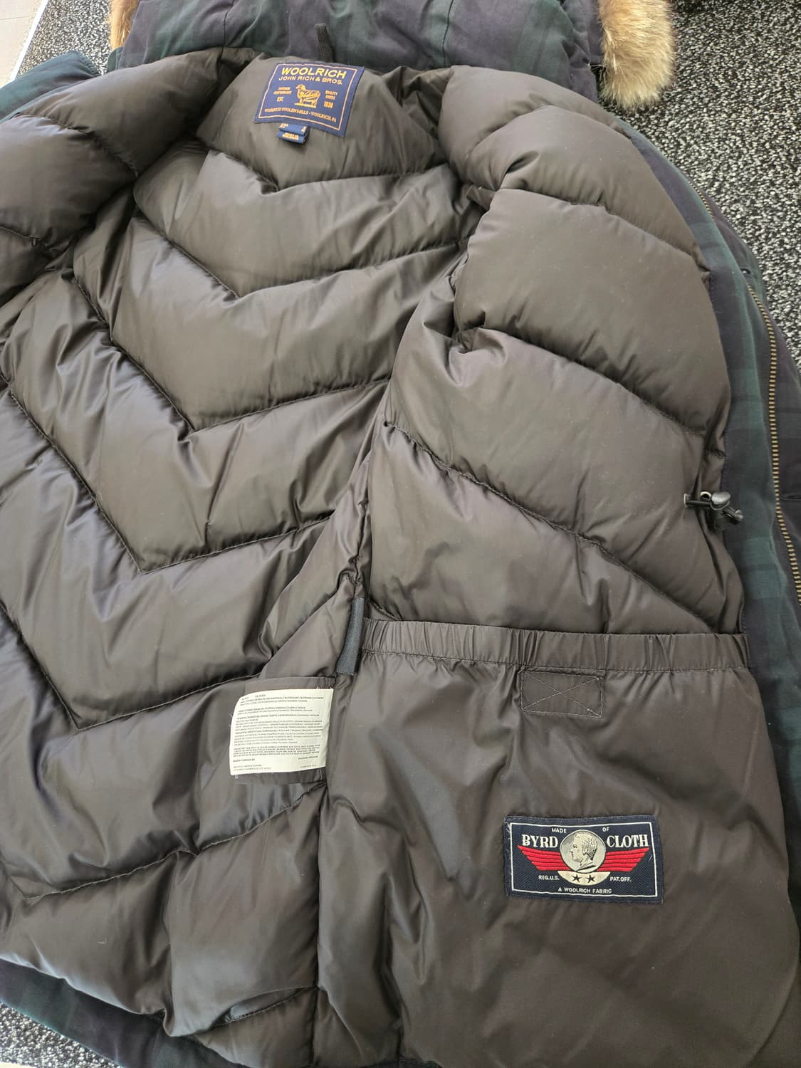 울리치 아크틱 버드클로스 블랙와치 타탄체크 상품이미지5