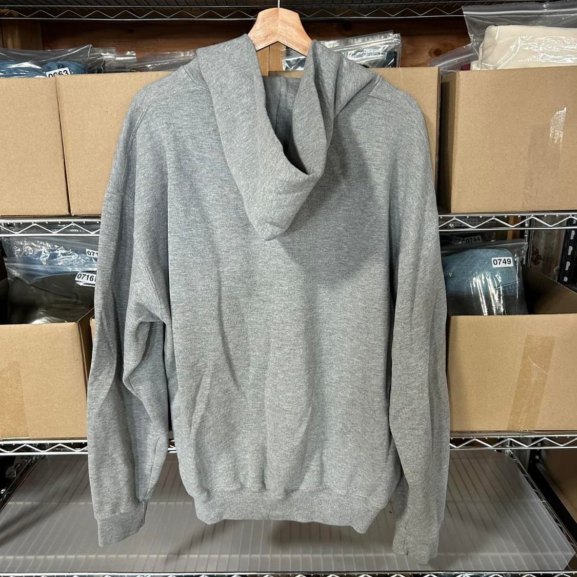 90s 러셀 애슬레틱 후드집업 그레이 상품이미지2
