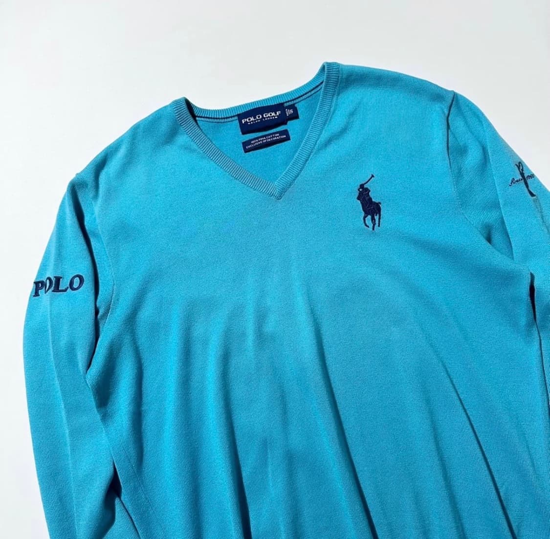폴로랄프로렌 빅포니 브이넥 니트 S 상품이미지3
