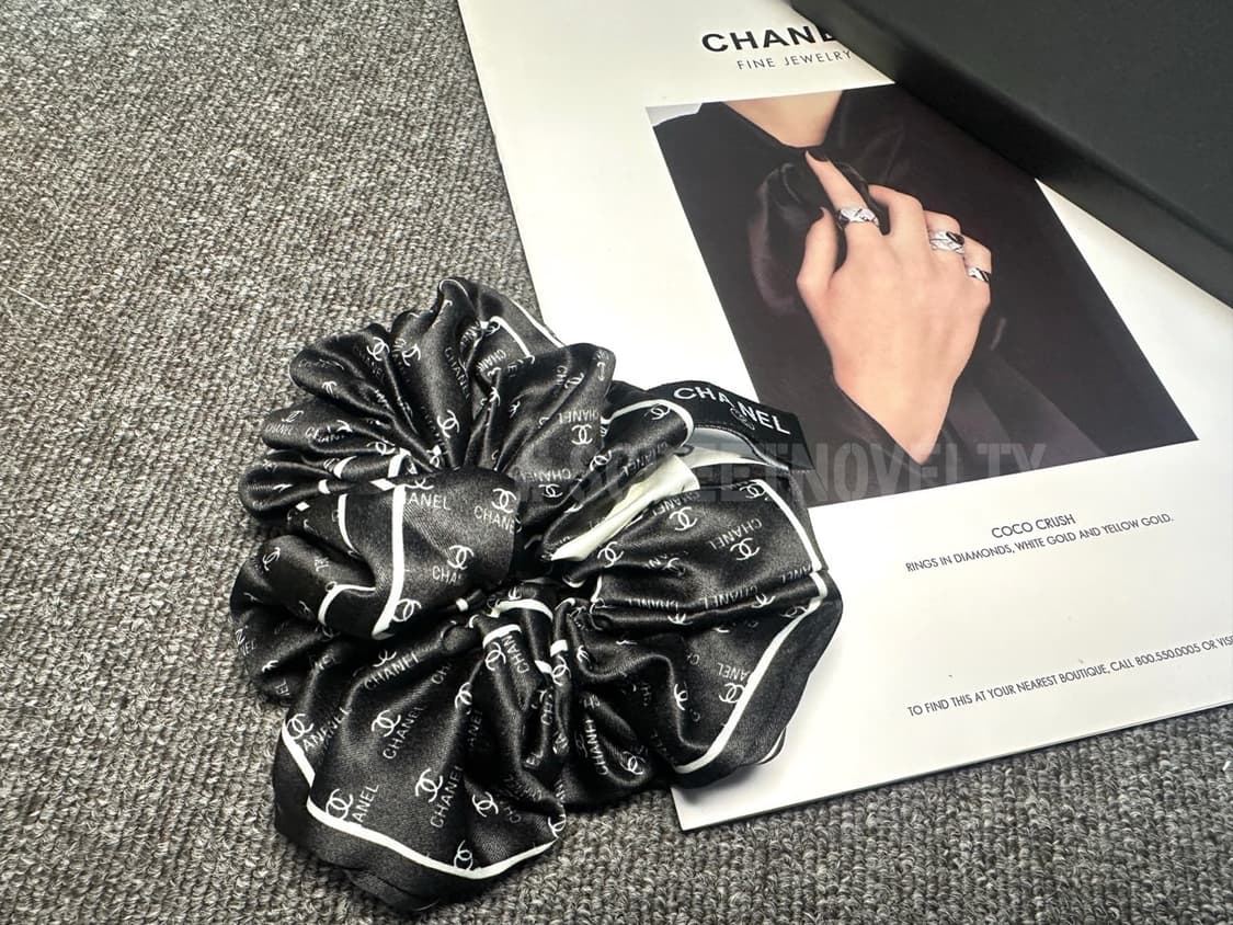 샤넬 헤어슈슈 블랙 상품이미지8