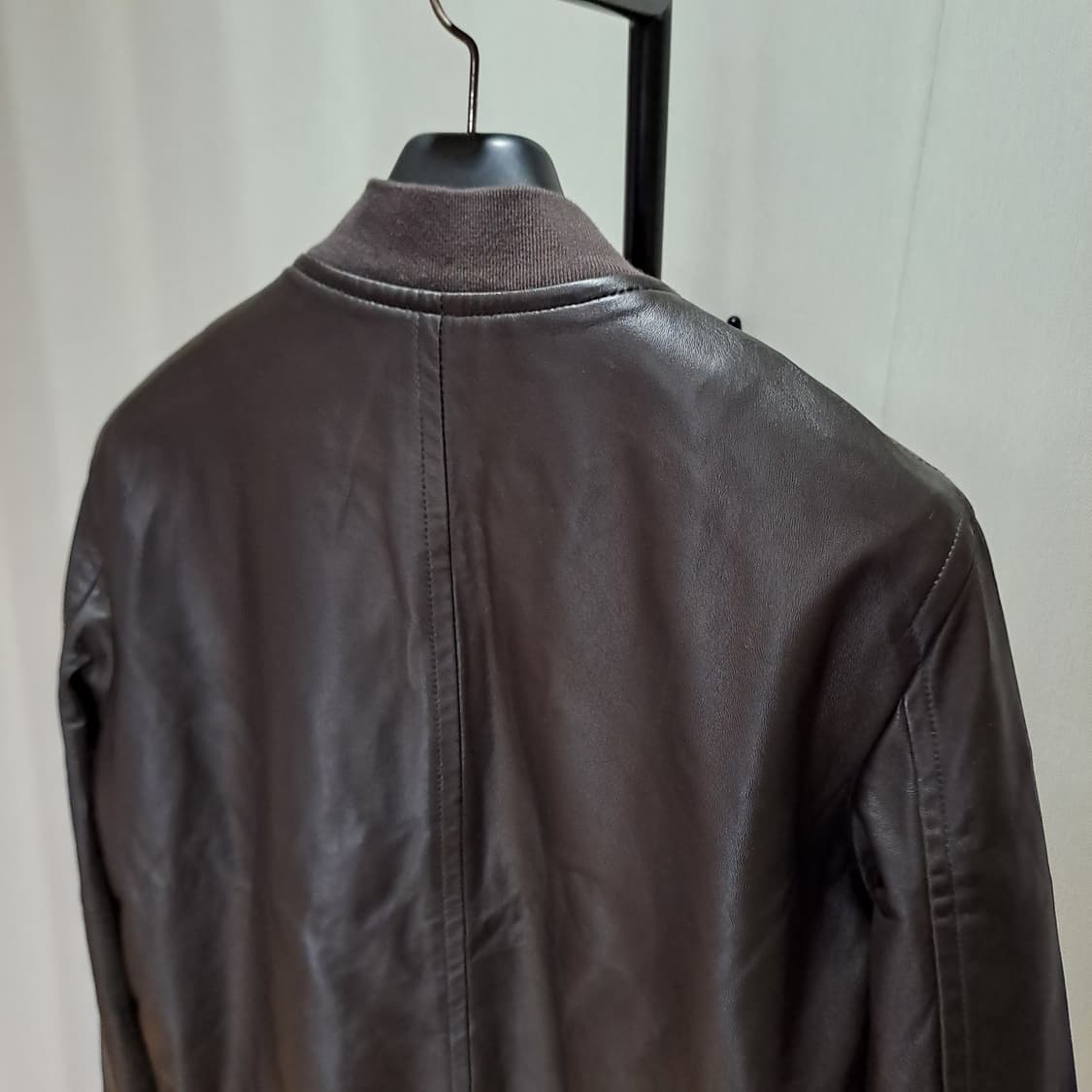 (택포) 헤스티지 양가죽 마원 블루종 105 B558 상품이미지5