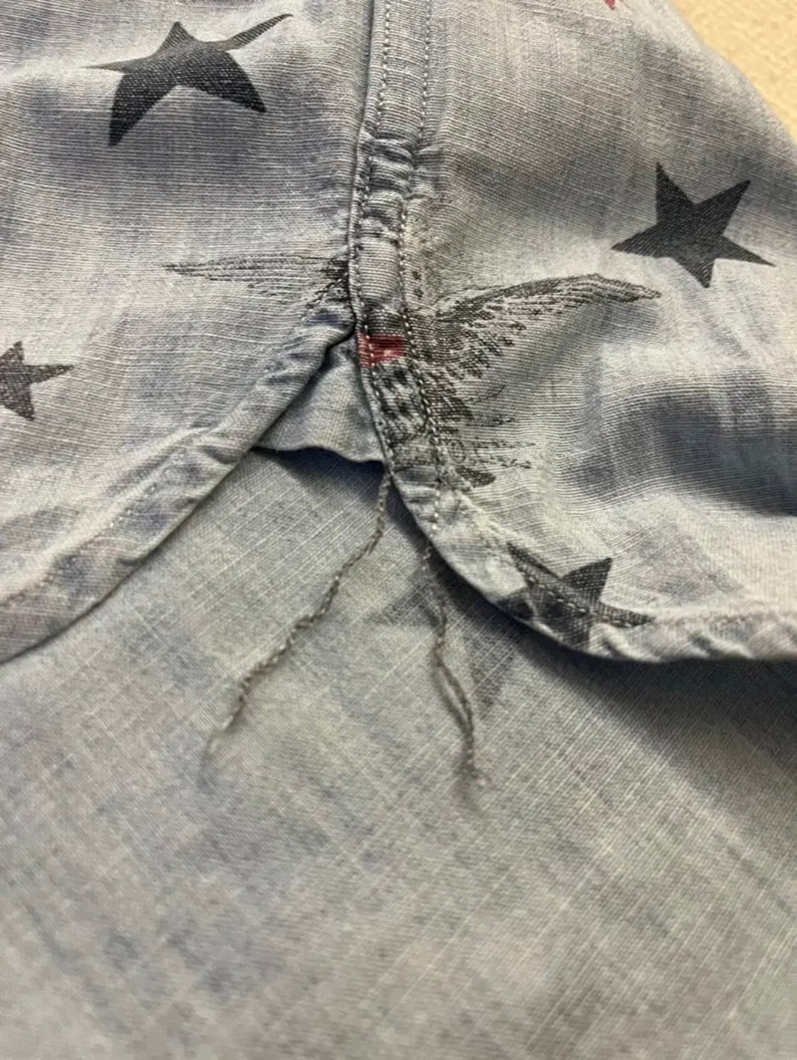 RRL PRINTED CHAMBRAY DENIM SHIRTS 상품이미지5