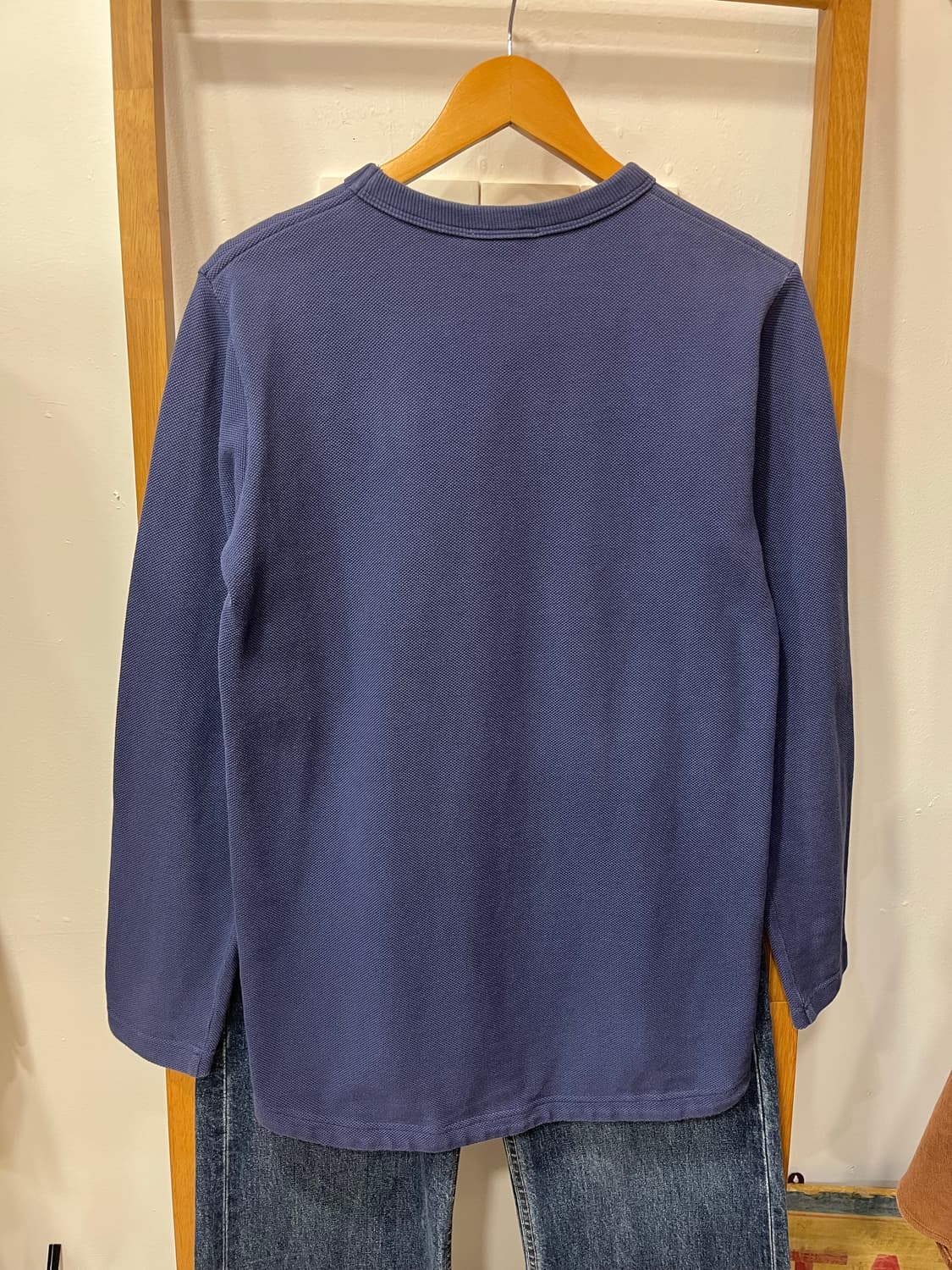 라코스테 클래식핏 네이비 긴팔티셔츠 상품이미지2