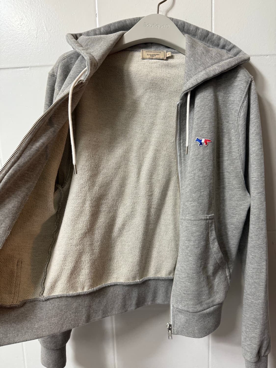 메종키츠네 트리컬러폭스 후드 집업 상품이미지5