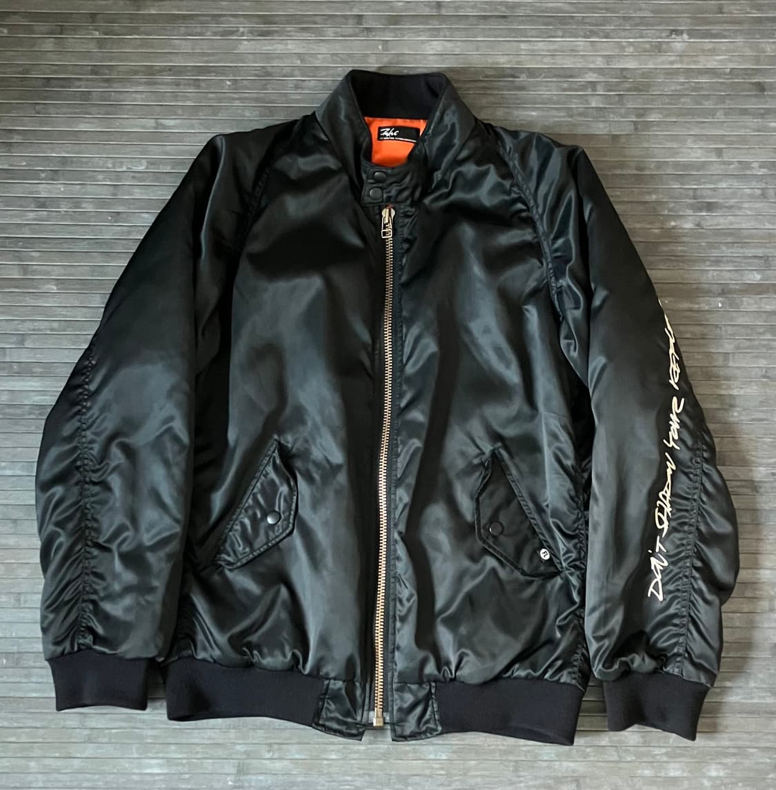 00’s Rettering nylon black MA-1 상품이미지1