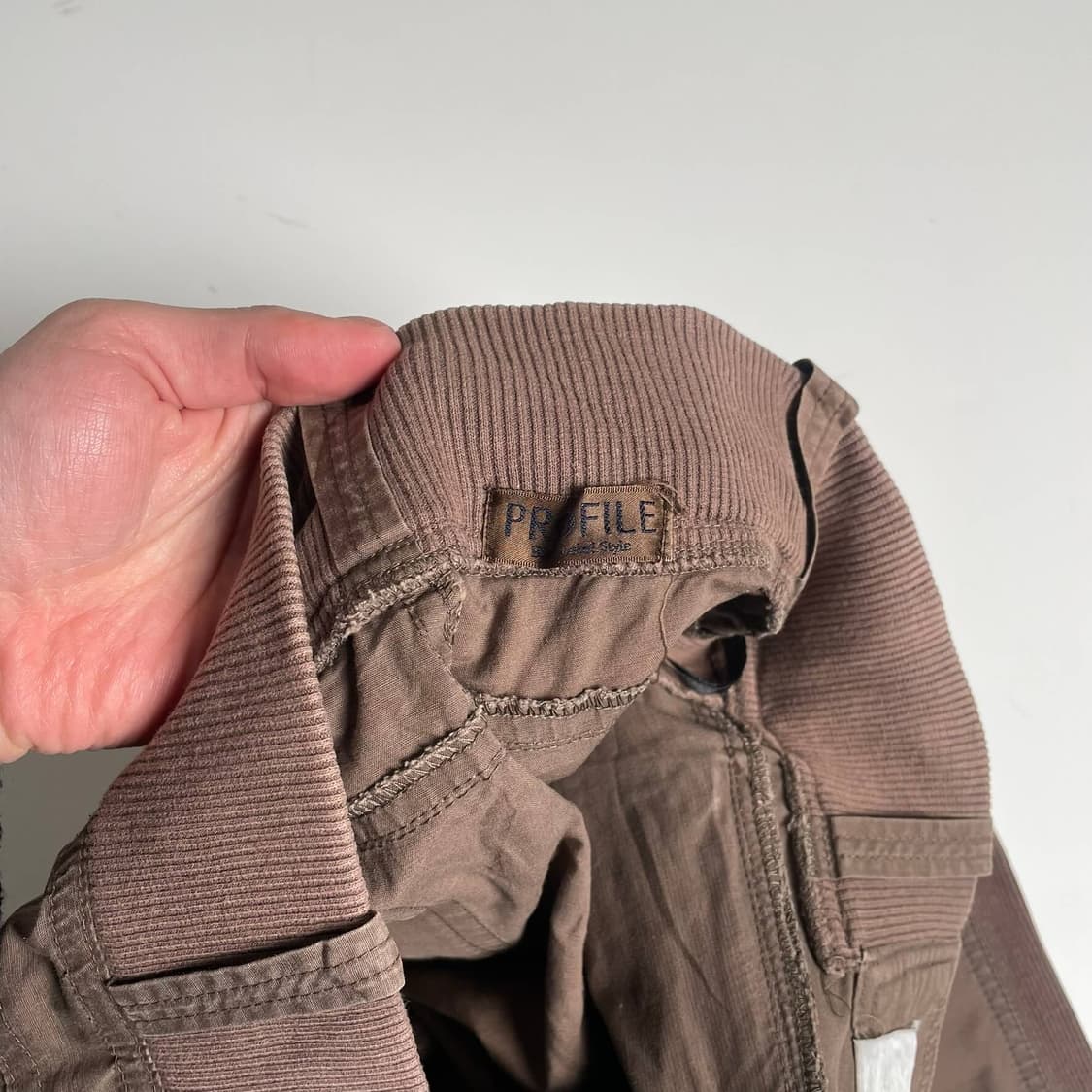 Profile 립 코튼 부츠컷 팬츠 상품이미지8