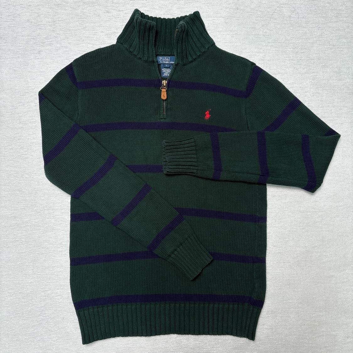 폴로 반집업니트 상품이미지2