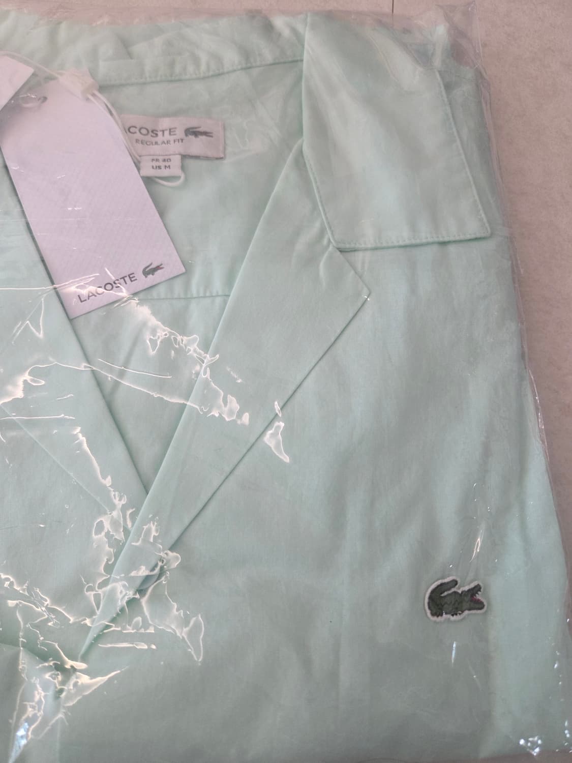 [새상품] 라코스테 오픈 카라 셔츠 상품이미지3