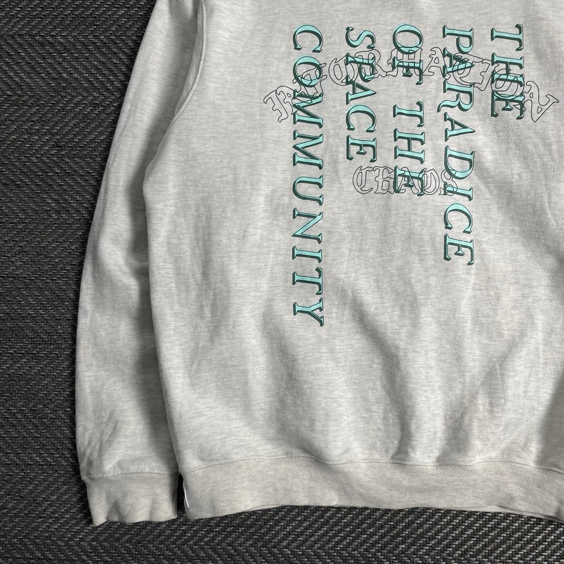 FUZZ 올드스쿨 박시핏 레터링 맨투맨y 3536 상품이미지4