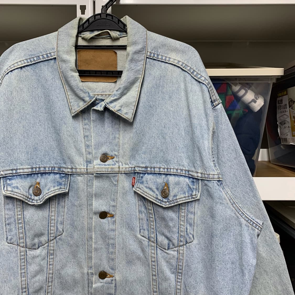 [XXL] 90's 리바이스 데님 트러커 자켓 Made In USA 상품이미지1