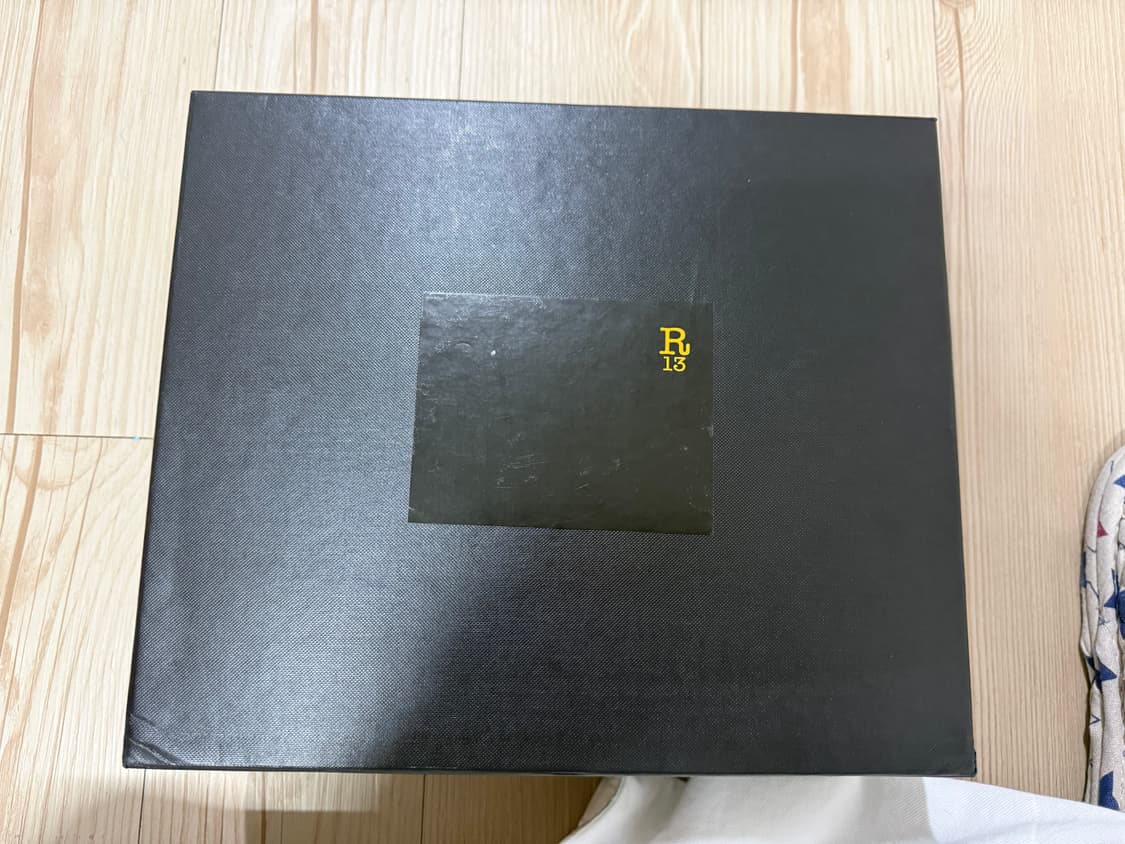 r13 그레이 데님 하이탑 스니커즈 상품이미지7