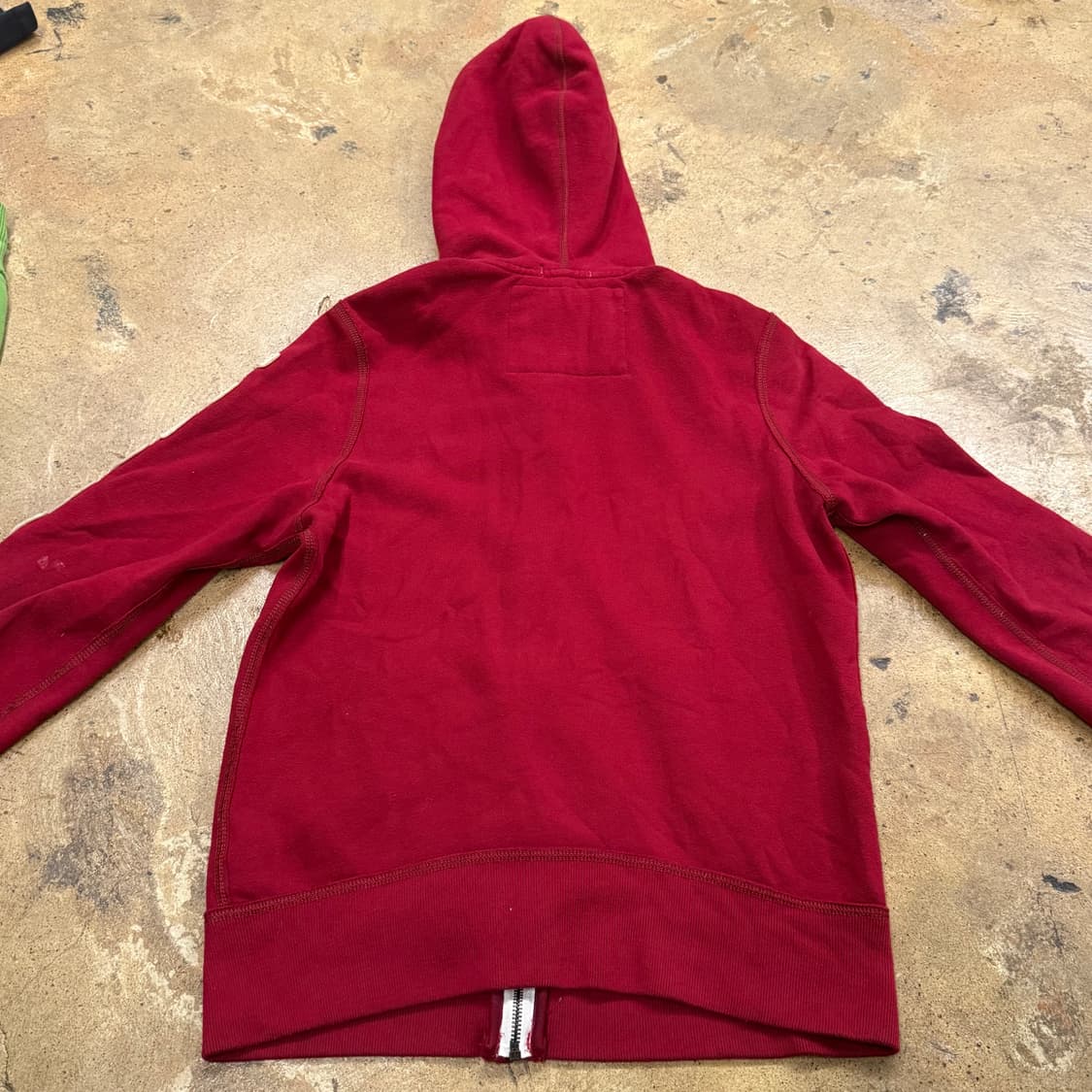 아베크롬비 레드 버건디 후드집업 상품이미지4