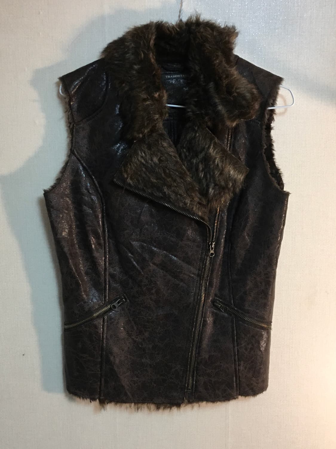 퍼 트리밍 베스트 ayadz프리즈프레임레이어룸와이즈걸파우닝빈티지입질연 상품이미지2