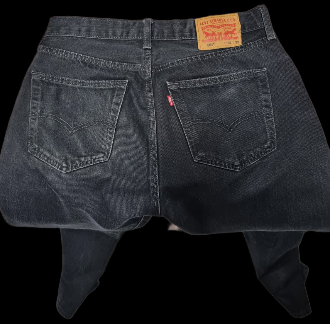 리바이스 501 블랙진 흑청 32x32 판매 상품이미지3