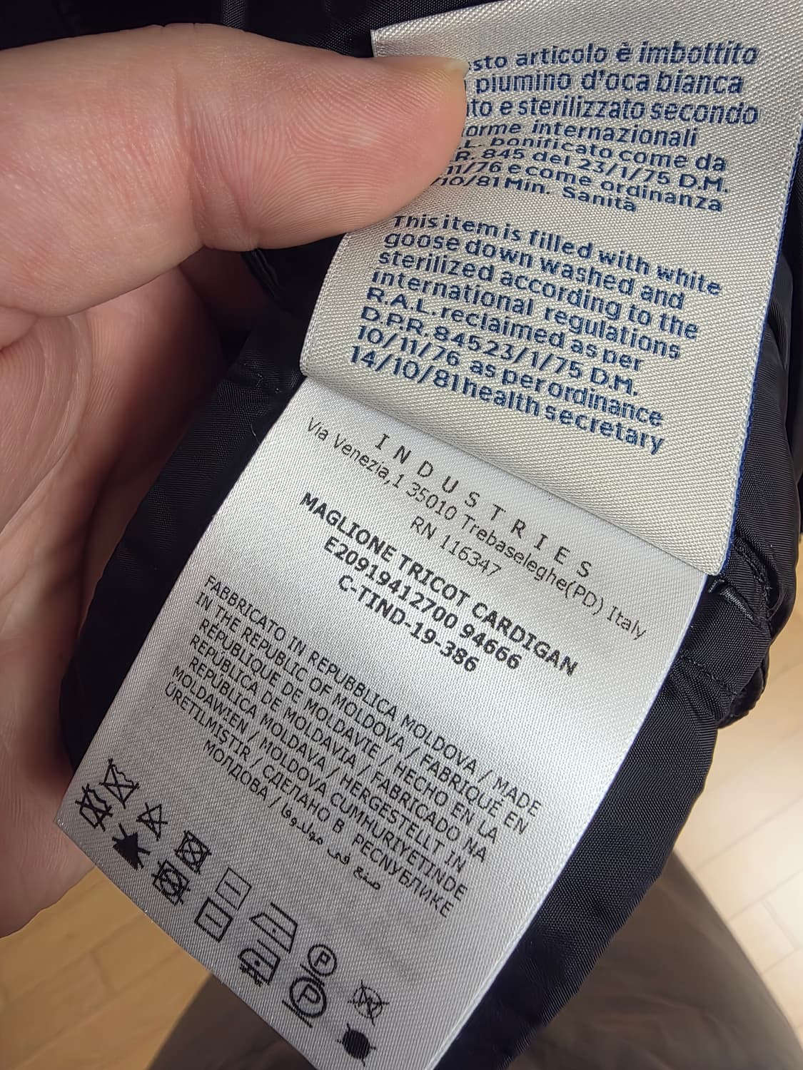 [새상품급] 몽클레어 니트 패딩 김현우 트리콧 S사이즈 상품이미지8