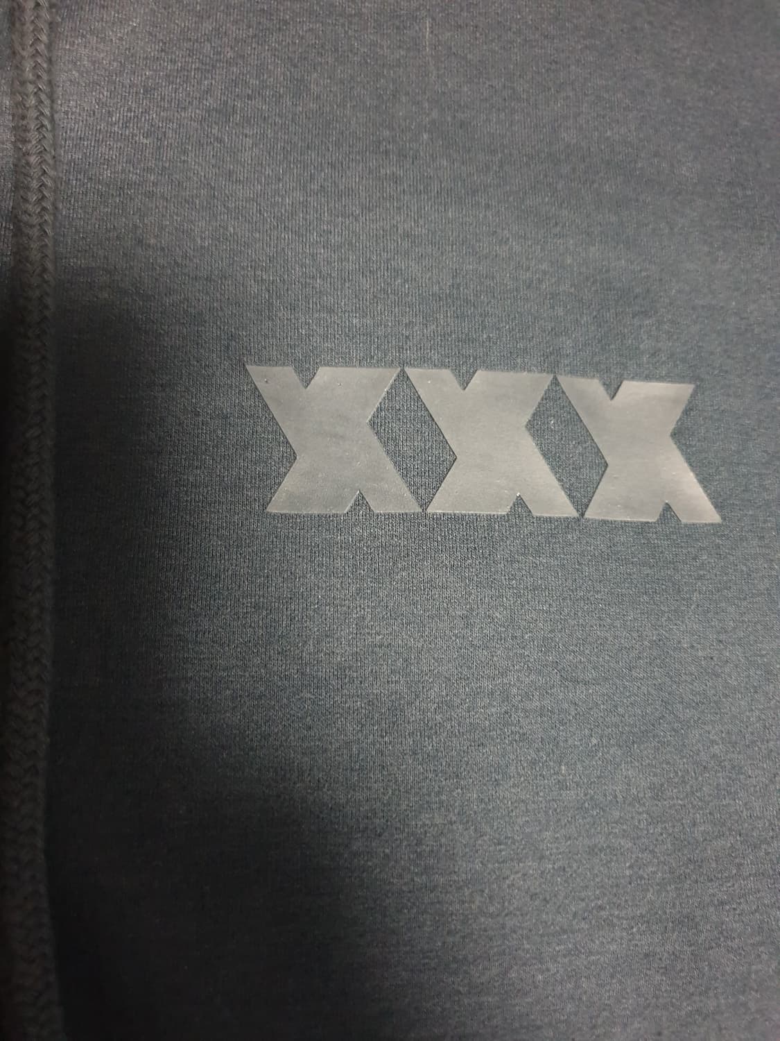 (품절) 젝시믹스 트리플X 로고 후드집업 다크그레이 (XL) 상품이미지2
