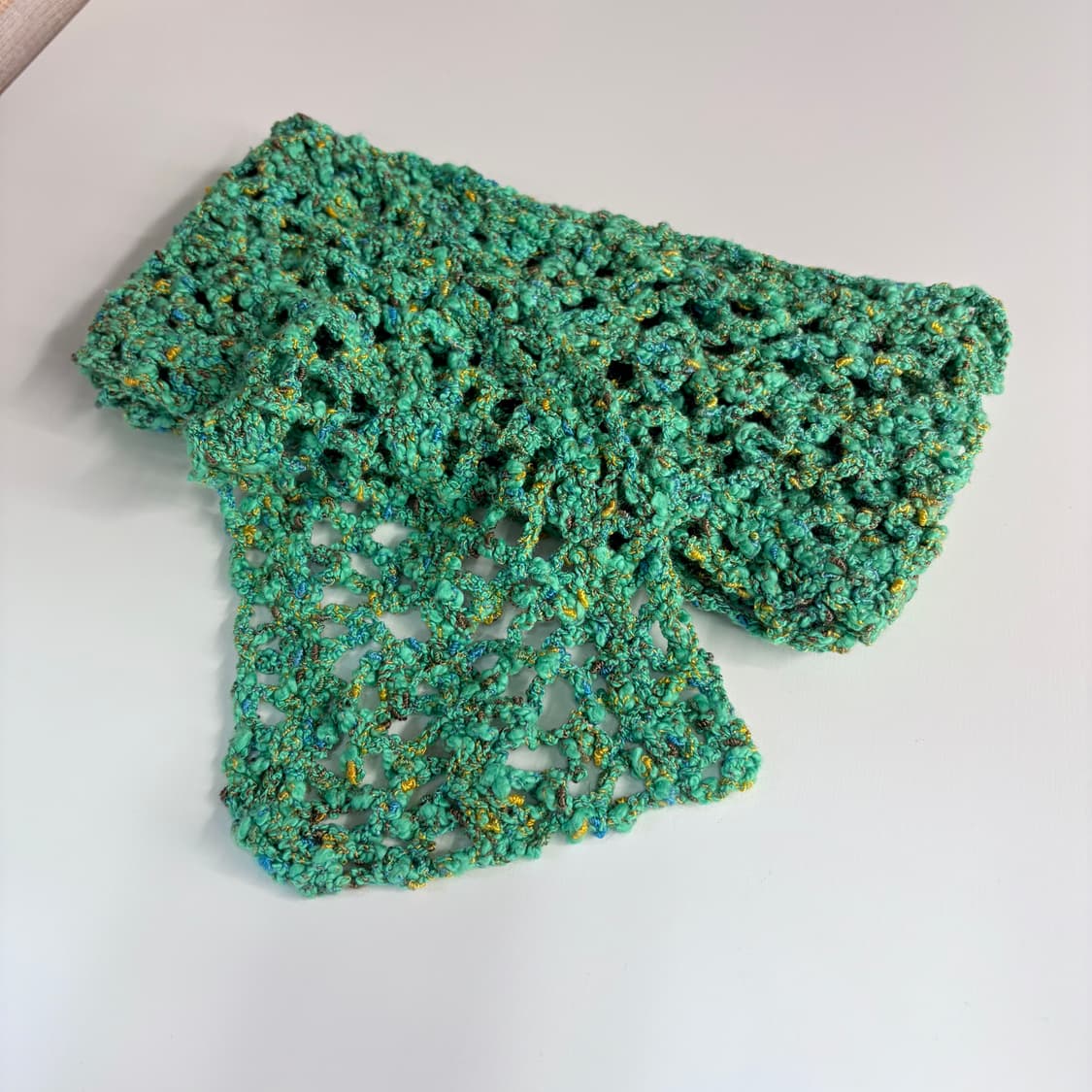 뜨개질 히피 그린 모리걸 머플러 스카프 (JPN) 상품이미지1