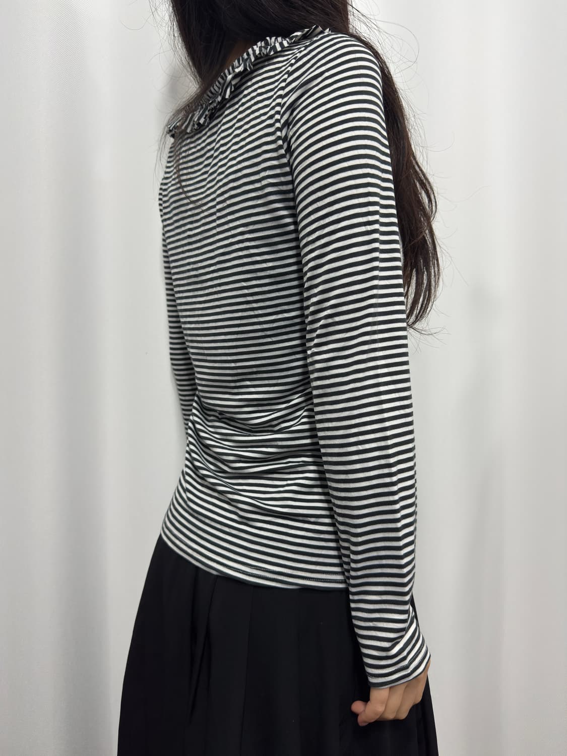 frill stripe top 상품이미지3