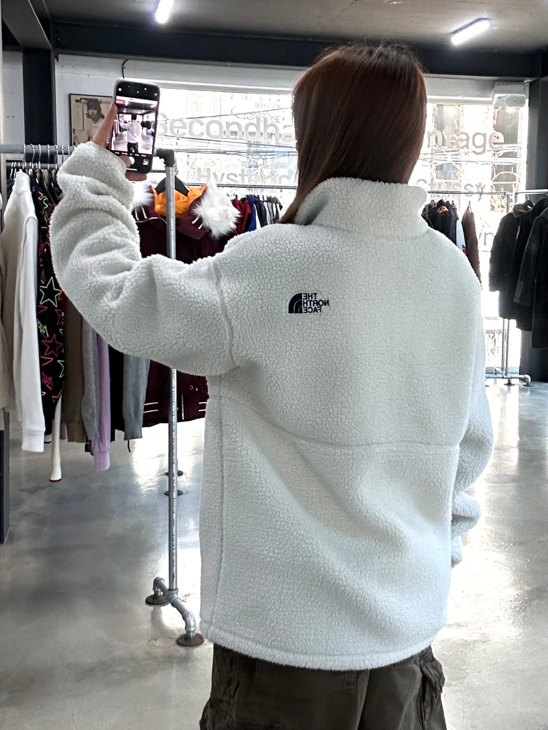 노스페이스 화이트라벨 반집업 플리스  상품이미지4