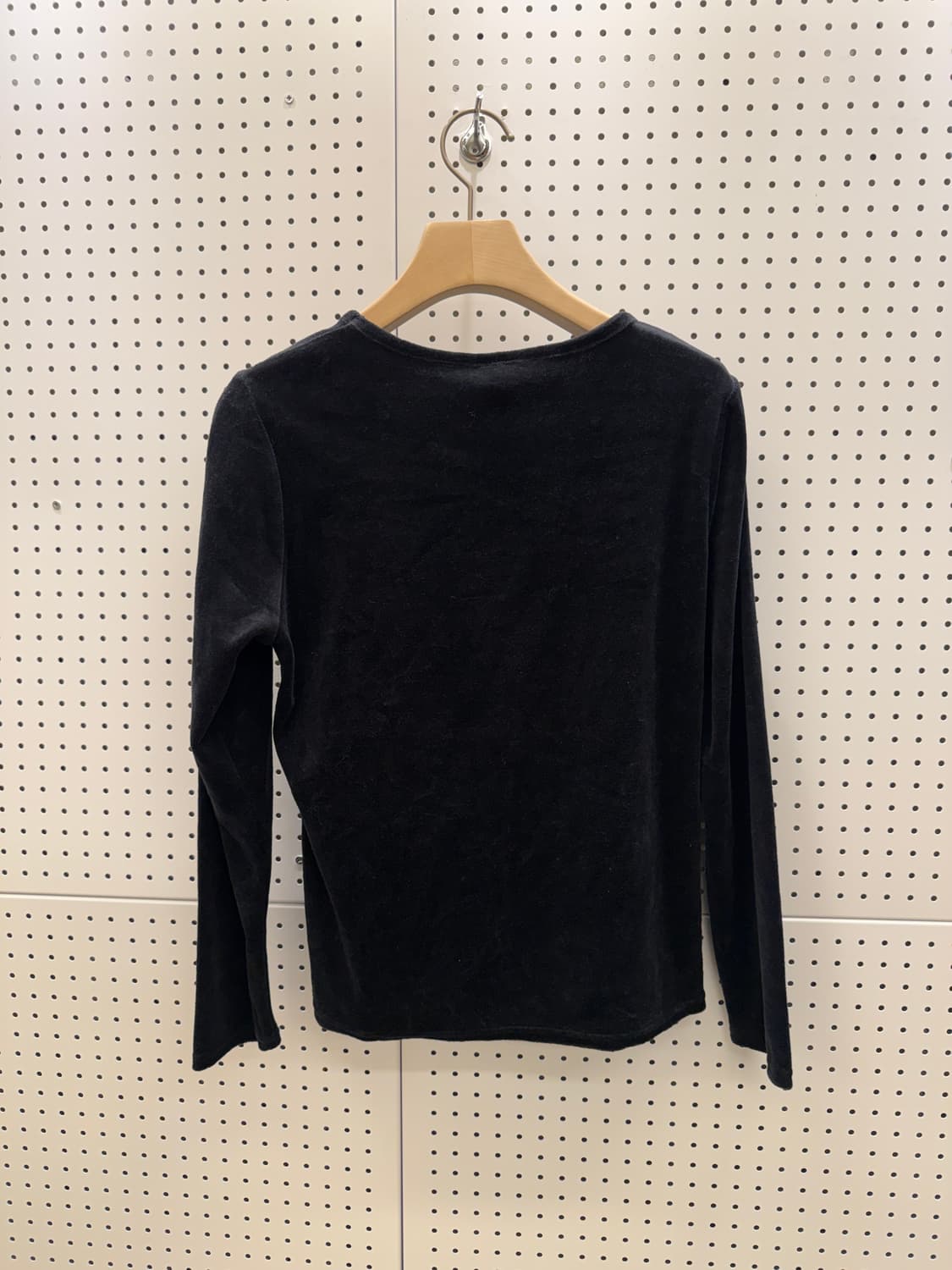 빈티지 무브아 벨벳 크레스트 롱슬리브 티 U1034 상품이미지3