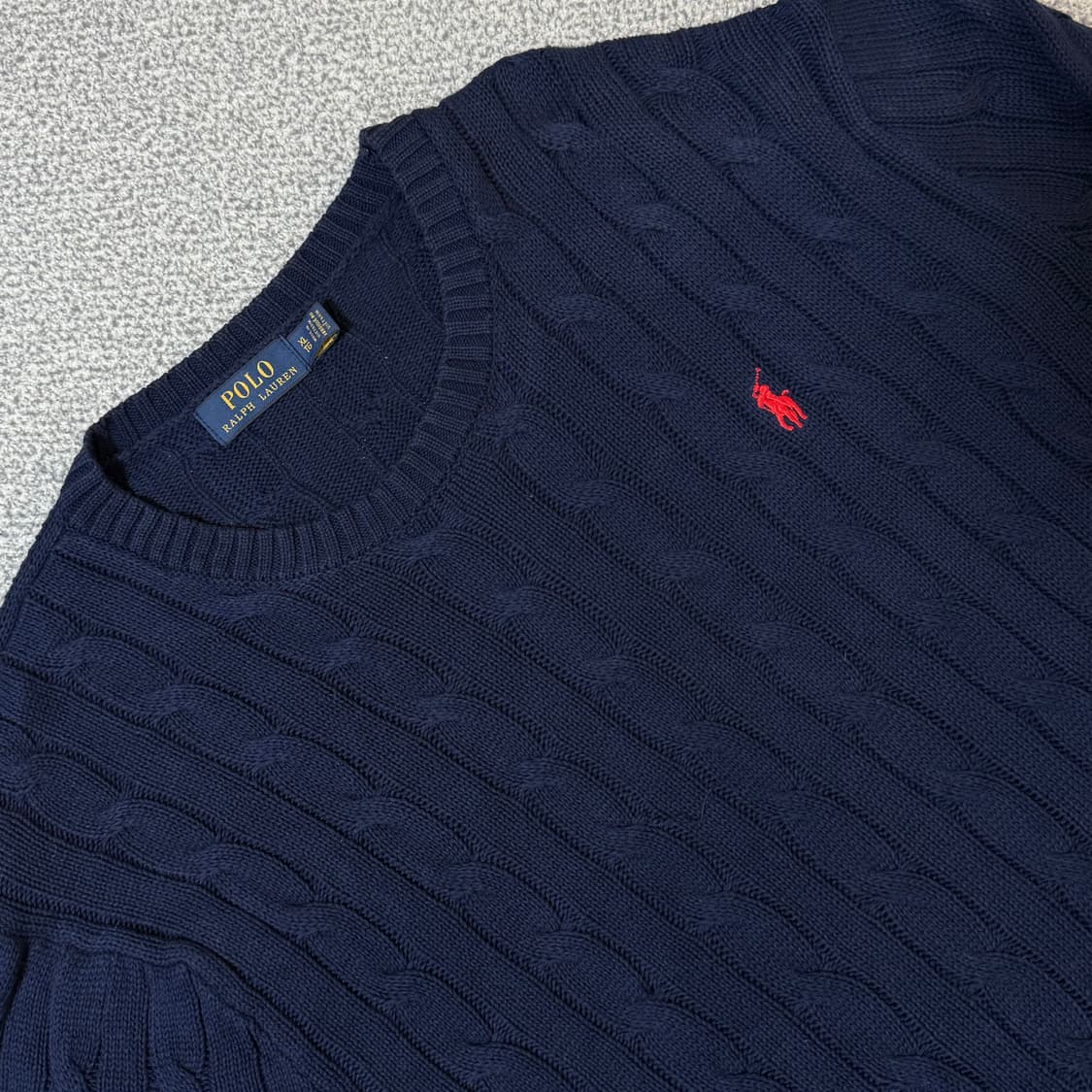 폴로 랄프로렌 꽈배기 니트 XL 상품이미지2