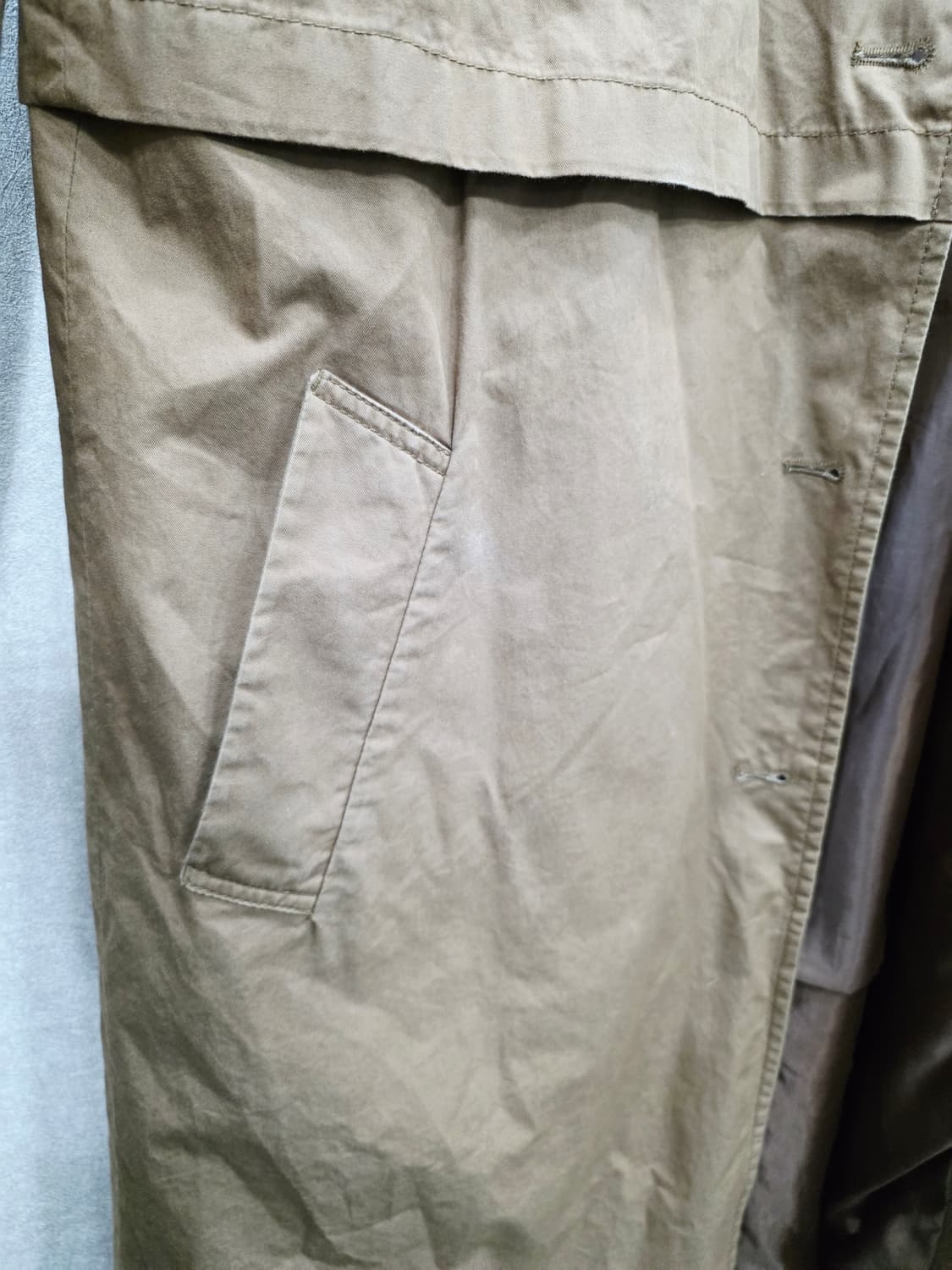 COVETBLAN 코튼 롱 코트 / 봄 야상코트 상품이미지6