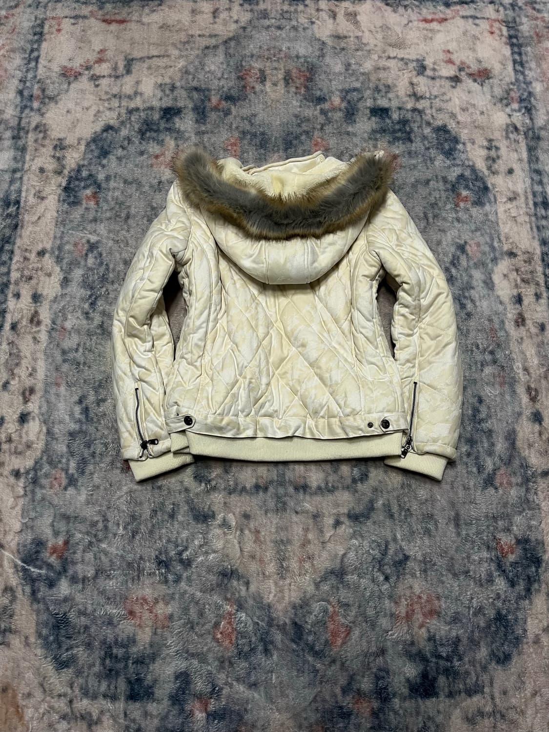 In the attic sand beige camo hood fur ja 상품이미지7