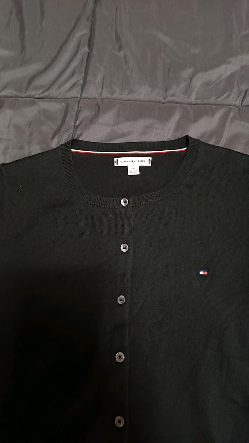 타미힐피거 얇은니트가디건 100 여성77 가슴52 기장60 상품이미지5