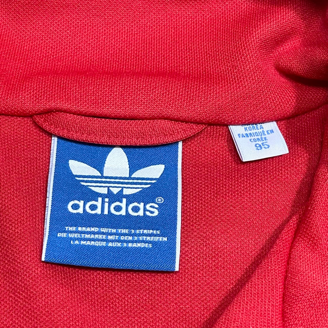 아디다스 오리지널 레드 유로파 집업져지 여성95 상품이미지6