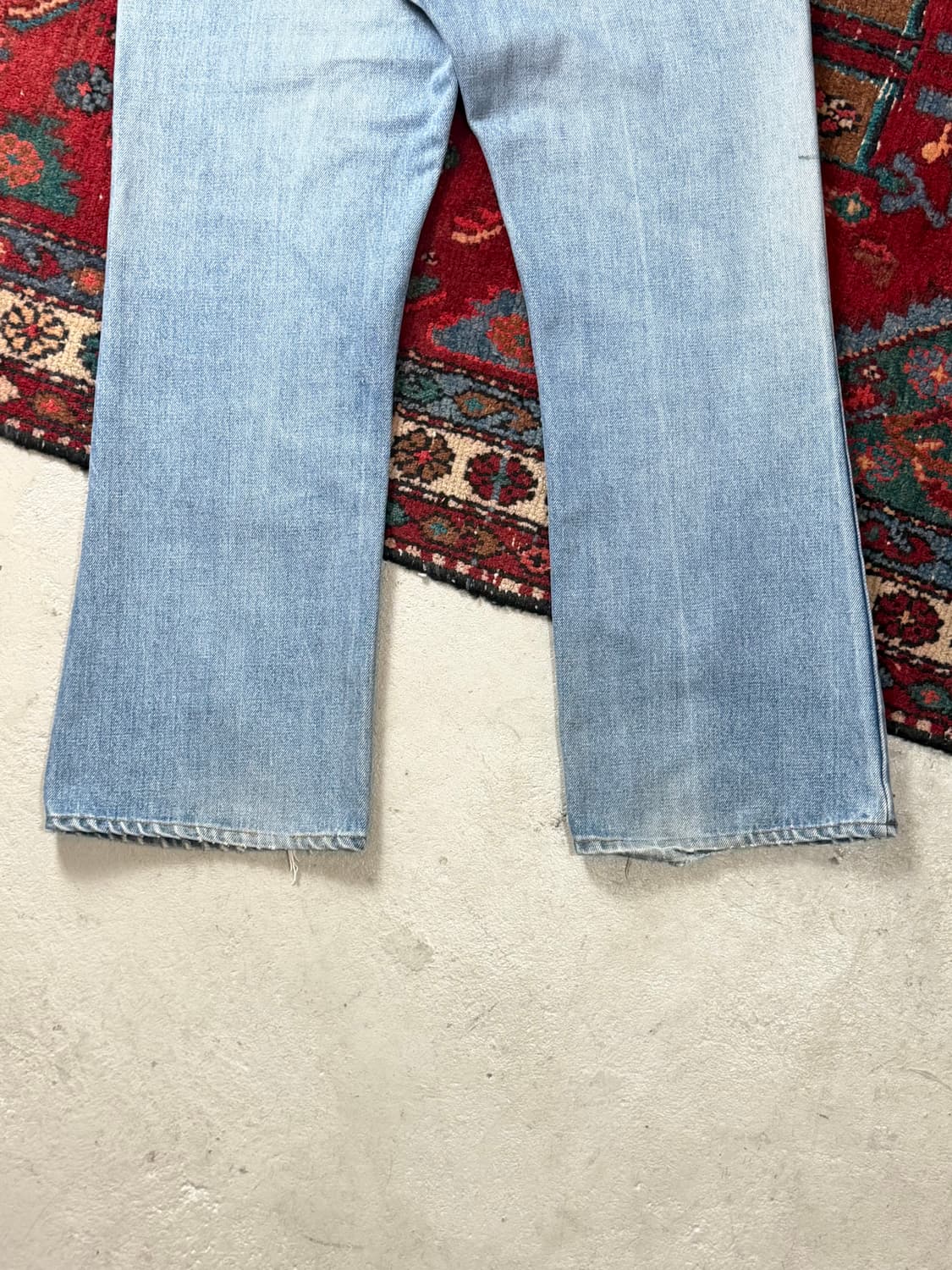 70's USA Made 빈티지 리바이스 517 오렌지탭 부츠컷 데님 상품이미지7