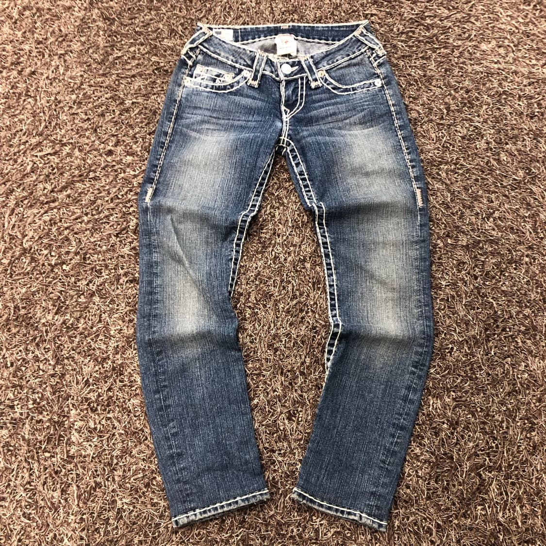 트루릴리전 스텔라 슈퍼티 워싱 데님 팬츠 상품이미지2