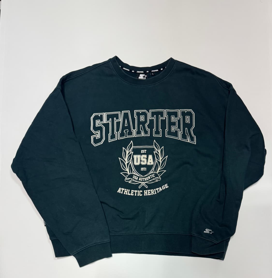 스타터 블랙 라벨 21시즌 빅 로고 오버핏 맨투맨 L 상품이미지1