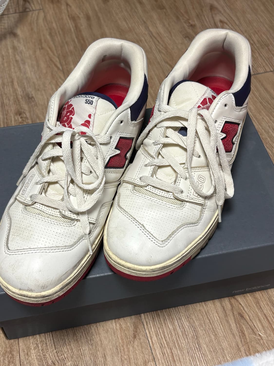 뉴발란스 x 에메 레온 도르 550 네이비 레드 (285) 상품이미지2