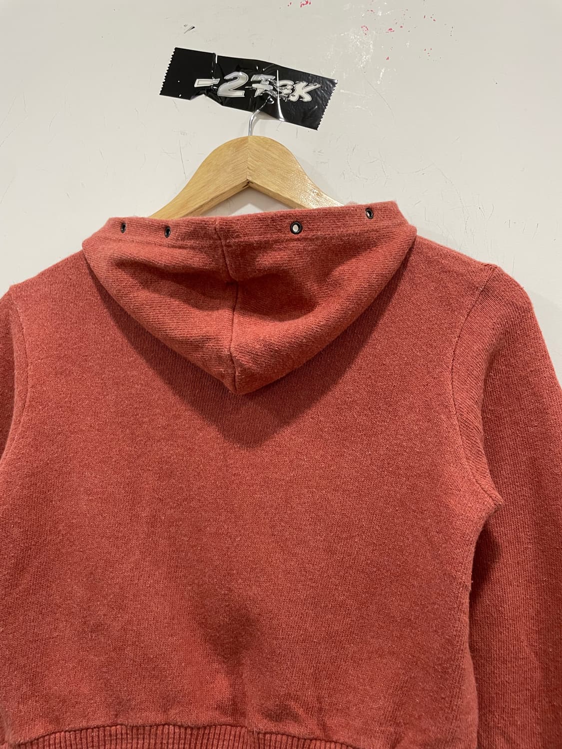 Vtg Y2K 투 포켓 슬림핏 크롭 후드집업 상품이미지7